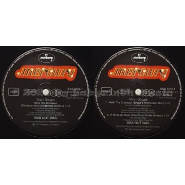 Was (Not Was) - Walk The Dinosaur • 12" Vinyl Maxi • MINT - Labyrinth Music