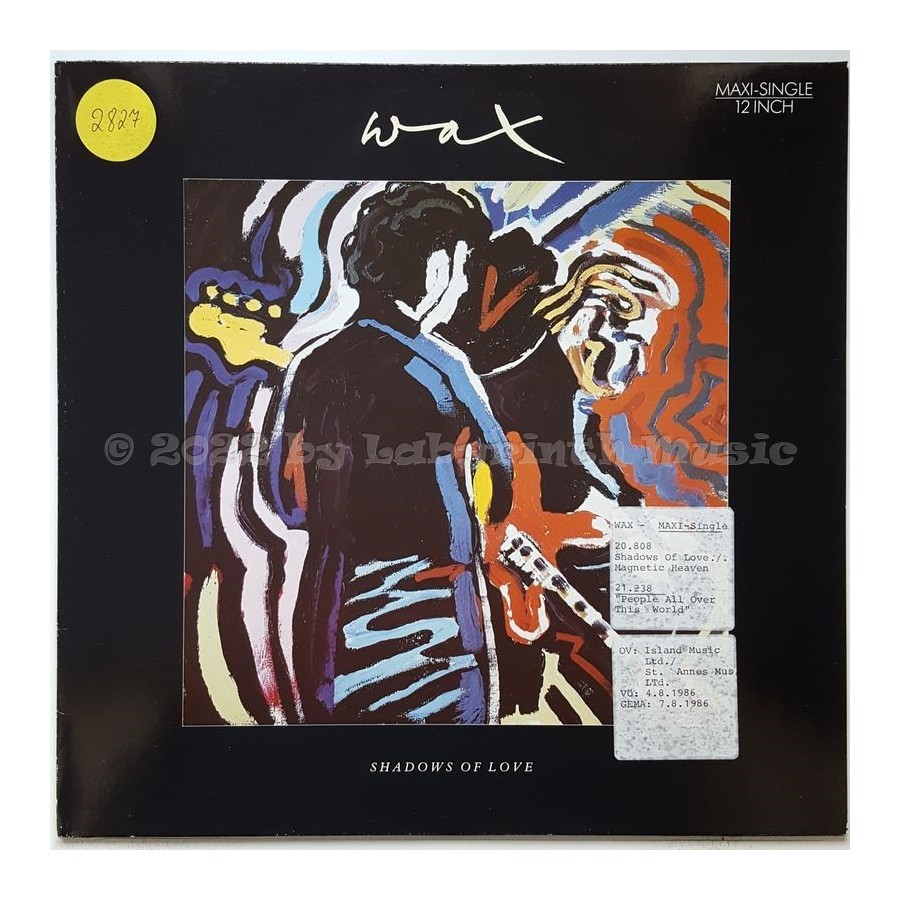 Wax - Shadows Of Love • 12" Vinyl Maxi • EX - Labyrinth Music