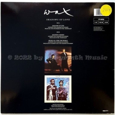 Wax - Shadows Of Love • 12" Vinyl Maxi • EX - Labyrinth Music