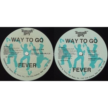 Way To Go - Fever • 12" Vinyl Maxi • NM - Labyrinth Music