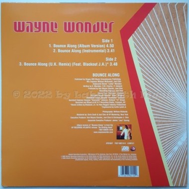 Wayne Wonder - Bounce Along • 12" Vinyl Maxi • NM - Labyrinth Music