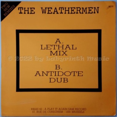 The Weathermen - Poison • Two New Remixes • 12" Vinyl Maxi • EX - Labyrinth Music