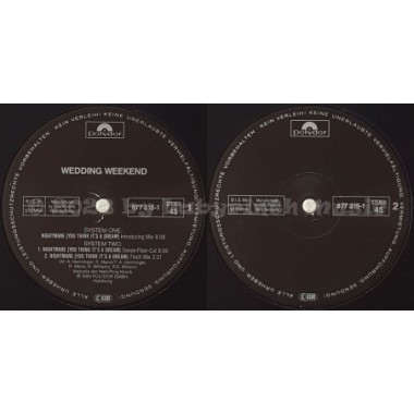 Wedding Weekend - Nightmare • 12" Vinyl Maxi - Labyrinth Music
