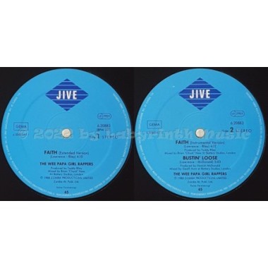 Wee Papa Girl Rappers - Faith • 12" Vinyl Maxi - Labyrinth Music