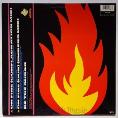 Blue Zone - On Fire • 12" Vinyl Maxi • MINT - Labyrinth Music