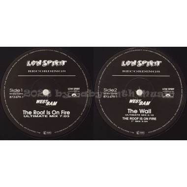 Westbam - The Roof Is On Fire • 12" Vinyl Maxi - Labyrinth Music