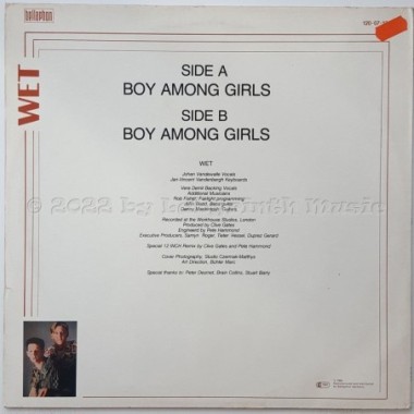WET - Boy Among Girls • 12" Vinyl Maxi • EX - Labyrinth Music