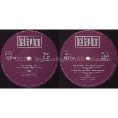 WET - Boy Among Girls • 12" Vinyl Maxi • EX - Labyrinth Music