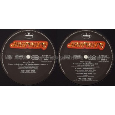 Wet Wet Wet - Sweet Little Mystery • 12" Vinyl Maxi • MINT - Labyrinth Music