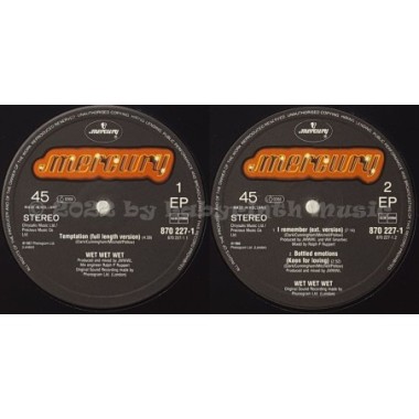 Wet Wet Wet - Temptation • 12" Vinyl Maxi • EX - Labyrinth Music