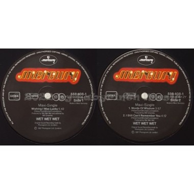 Wet Wet Wet - Wishing I Was Lucky • 12" Vinyl Maxi - Labyrinth Music