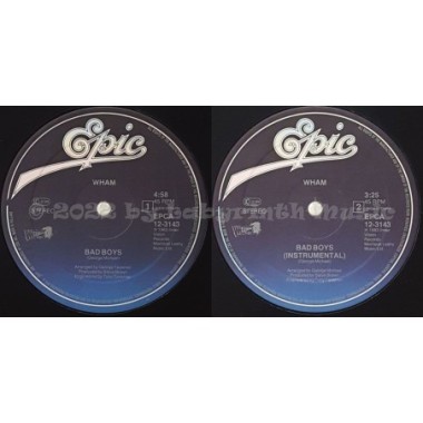 Wham! - Bad Boys • 12" Vinyl Maxi • EX - Labyrinth Music