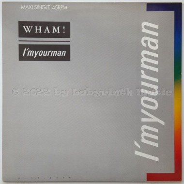 Wham! - I'm Your Man • 12" Vinyl Maxi • NM - Labyrinth Music