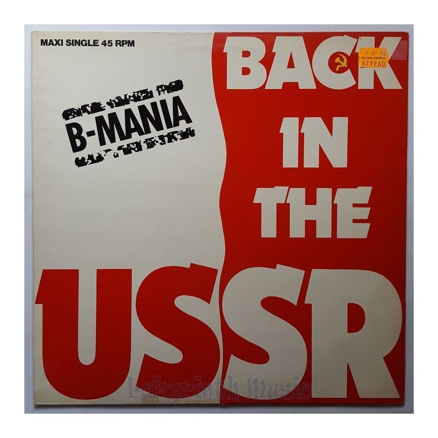 B-Mania - Back In The Ussr • 12" Vinyl Maxi • EX - Labyrinth Music