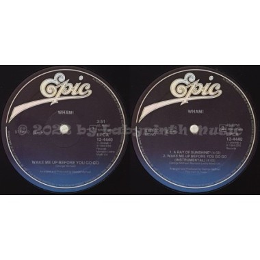 Wham! - Wake Me Up Before You Go-Go • 12" Vinyl Maxi • EX - Labyrinth Music