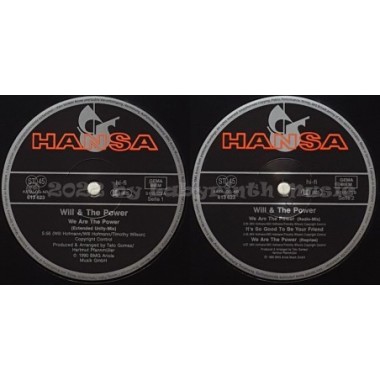 Will And The Power - We Are The Power • 12" Vinyl Maxi • MINT - Labyrinth Music