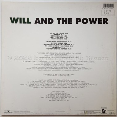Will And The Power - Will And The Power • 12" Vinyl LP • MINT - Labyrinth Music