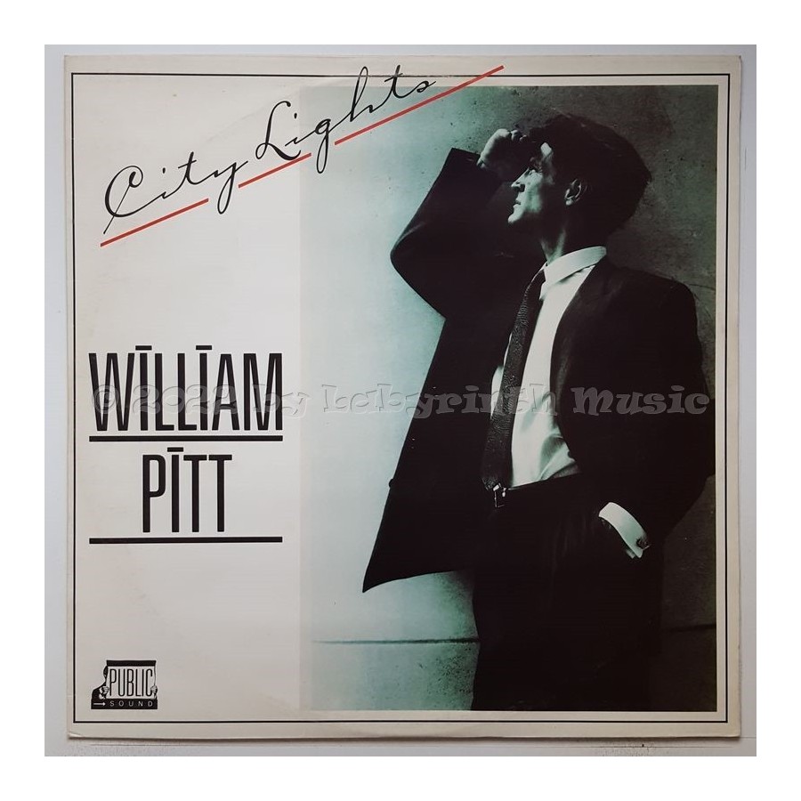 William Pitt - City Lights • 12" Vinyl Maxi - Labyrinth Music