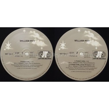 William Pitt - Funny Girl • 12" Vinyl Maxi • NM - Labyrinth Music
