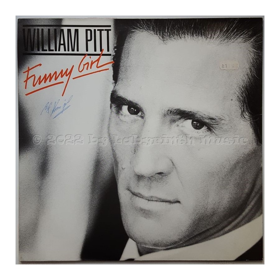 William Pitt - Funny Girl • 12" Vinyl Maxi - Labyrinth Music