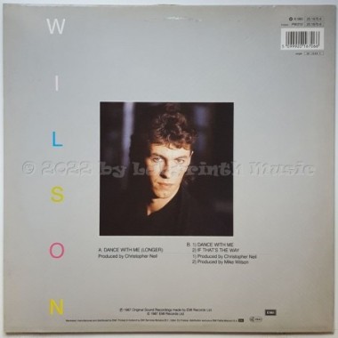 Wilson - Dance With Me • 12" Vinyl Maxi • EX - Labyrinth Music