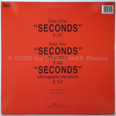 Wilson Pickett & Jackie Moore - Seconds • 12" Vinyl Maxi • EX - Labyrinth Music