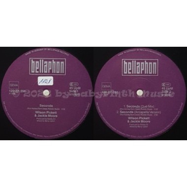 Wilson Pickett & Jackie Moore - Seconds • 12" Vinyl Maxi • EX - Labyrinth Music