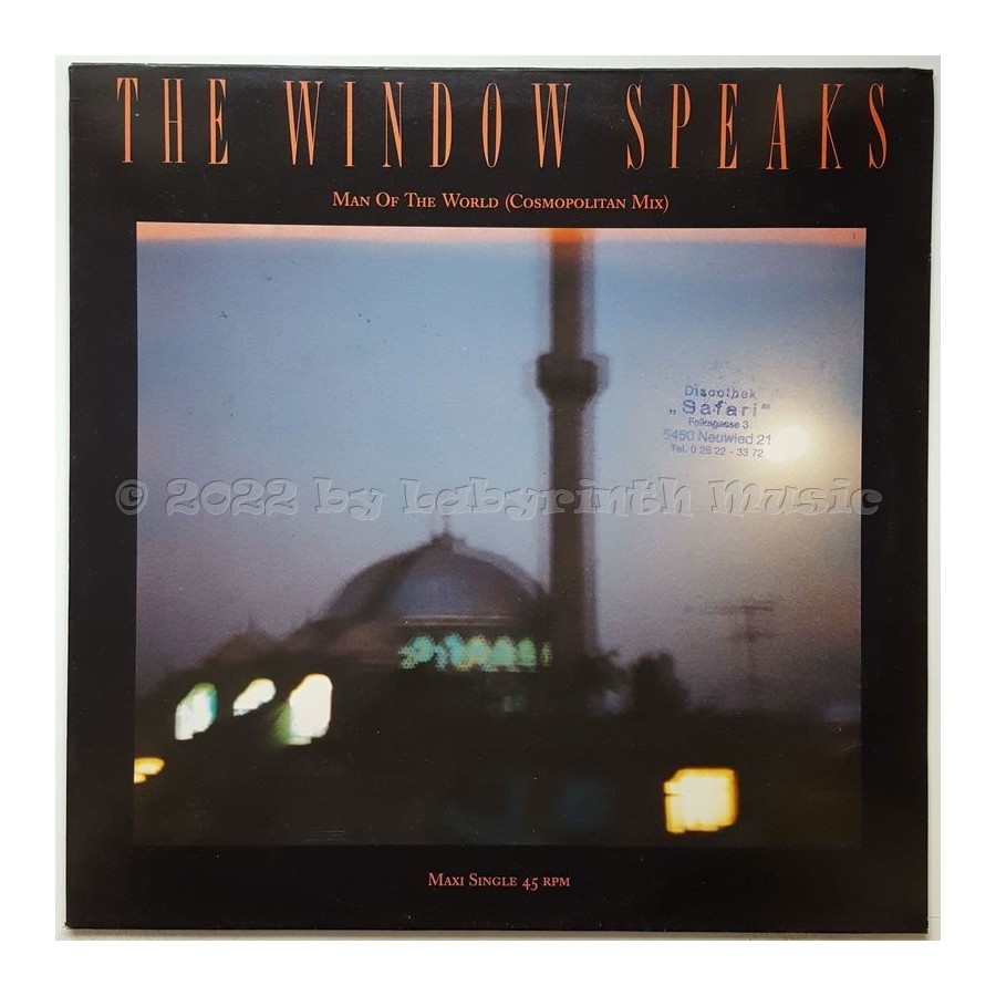 The Window Speaks - Man Of The World • 12" Vinyl Maxi • NM - Labyrinth Music