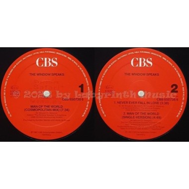 The Window Speaks - Man Of The World • 12" Vinyl Maxi • NM - Labyrinth Music