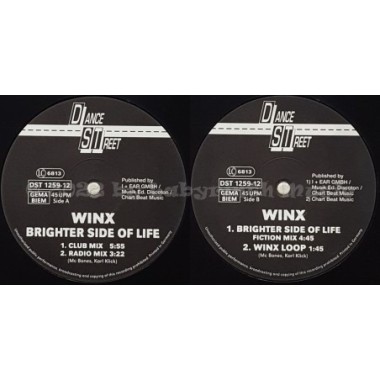 Winx - Brighter Side Of Life • 12" Vinyl Maxi - Labyrinth Music