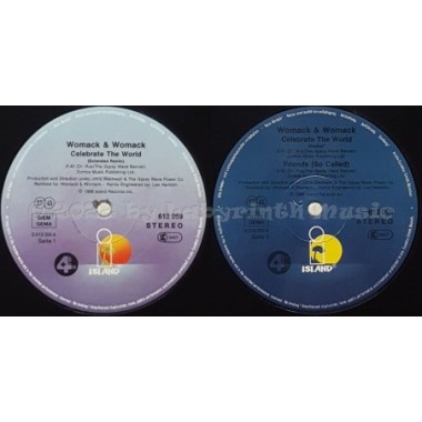 Womack & Womack - Celebrate The World • 12" Vinyl Maxi - Labyrinth Music