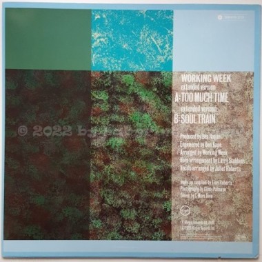 Working Week - Too Much Time • 12" Vinyl Maxi • EX - Labyrinth Music