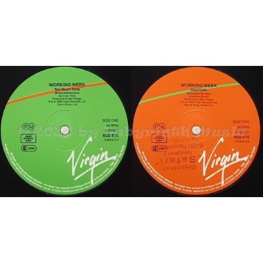 Working Week - Too Much Time • 12" Vinyl Maxi • EX - Labyrinth Music