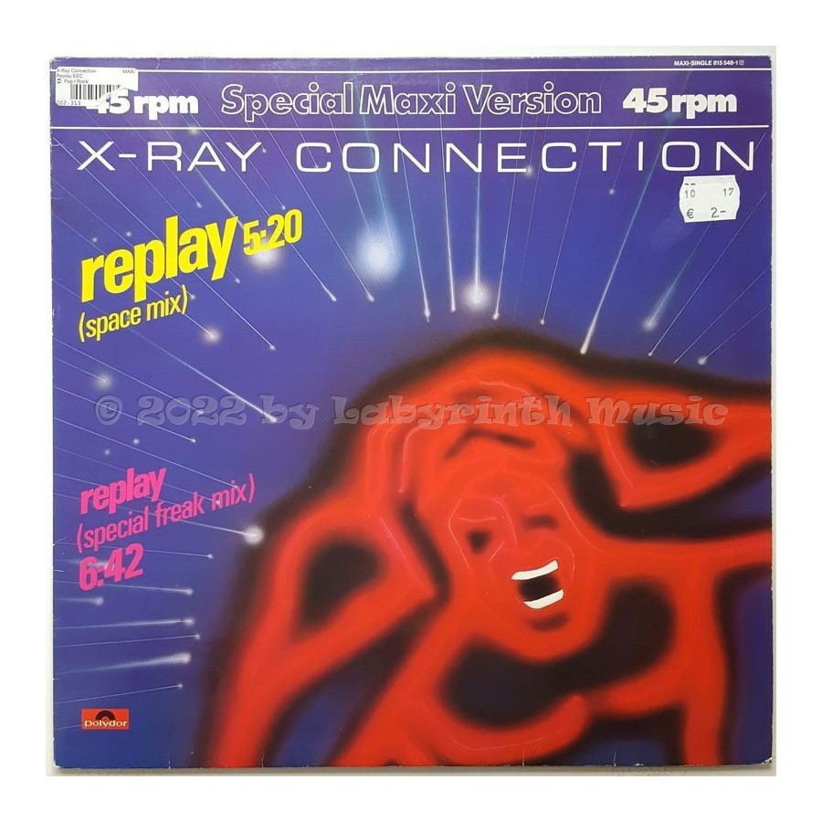X Ray Connection - Replay • 12" Vinyl Maxi - Labyrinth Music