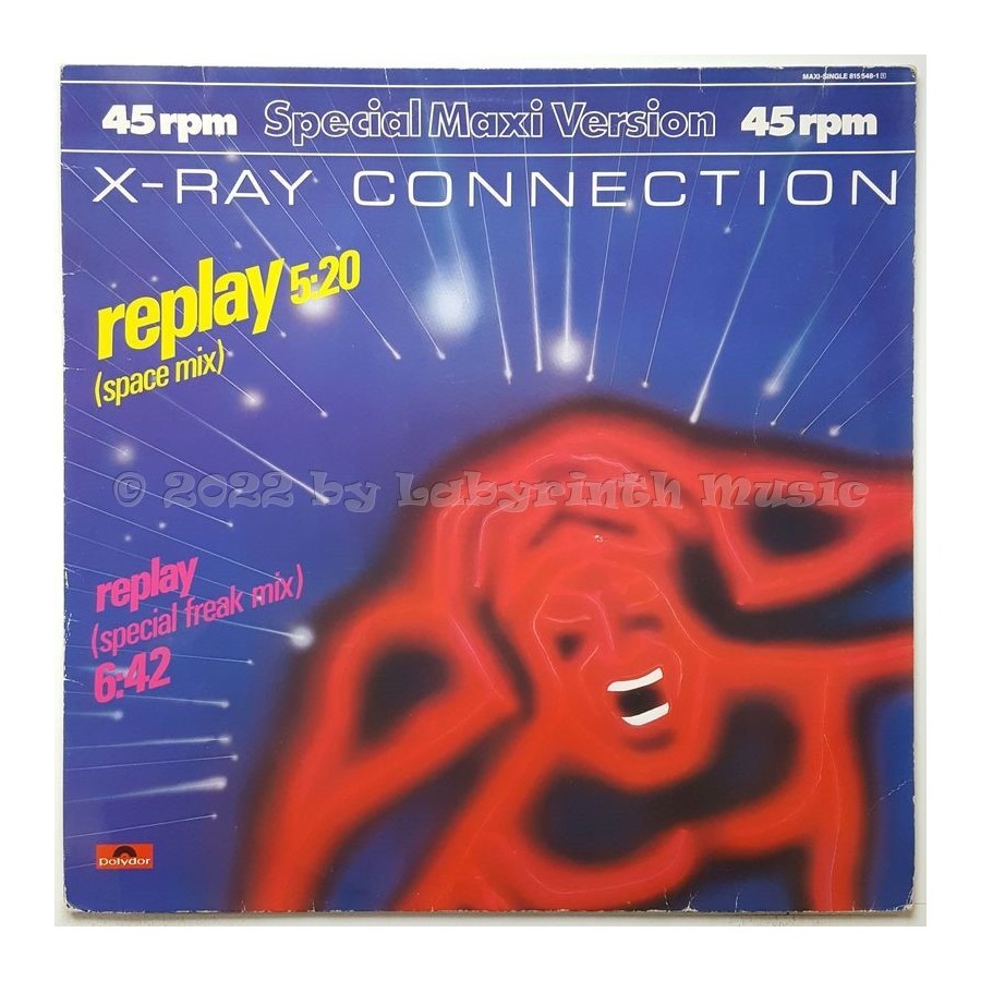 X Ray Connection - Replay • 12" Vinyl Maxi - Labyrinth Music