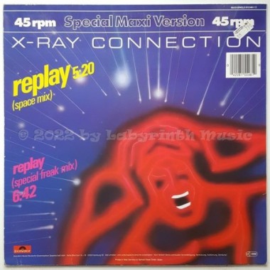X Ray Connection - Replay • 12" Vinyl Maxi - Labyrinth Music