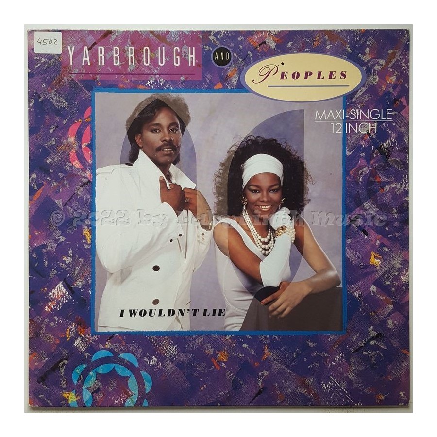 Yarbrough & Peoples - I Wouldn't Lie • 12" Vinyl Maxi • EX - Labyrinth Music