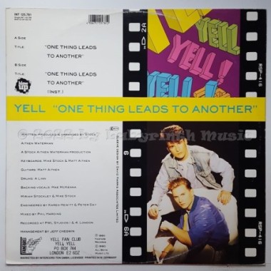 Yell! - One Thing Leads To Another • 12" Vinyl Maxi - Labyrinth Music