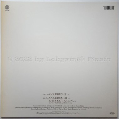 Yello - Goldrush • 12" Vinyl Maxi - Labyrinth Music