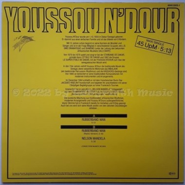 Youssou N'Dour - The Rubberband Man • 12" Vinyl Maxi • MINT - Labyrinth Music