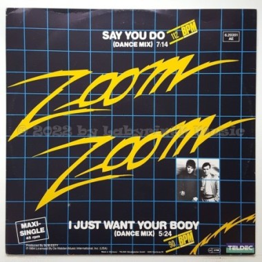 Zoom Zoom - Say You Do • 12" Vinyl Maxi • NM - Labyrinth Music