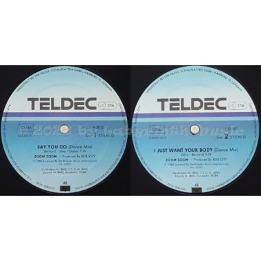 Zoom Zoom - Say You Do • 12" Vinyl Maxi - Labyrinth Music