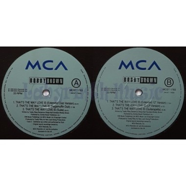 Bobby Brown - That's The Way Love Is • 12" Vinyl Maxi • MINT - Labyrinth Music