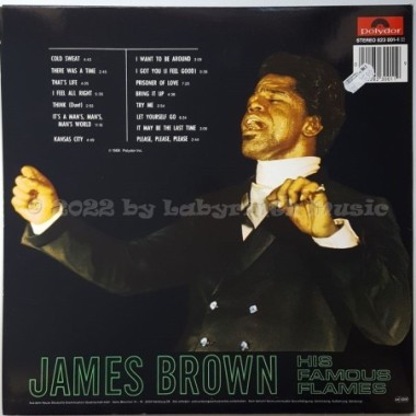 James Brown - Live At The Apollo • 12" Vinyl LP • MINT - Labyrinth Music