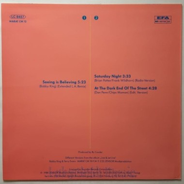 Bobby King & Terry Evans - Seeing Is Believing • 12" Vinyl Maxi • MINT - Labyrinth Music