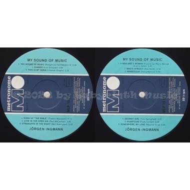 Jørgen Ingmann - My Sound Of Music • 12" Vinyl LP • MINT - Labyrinth Music