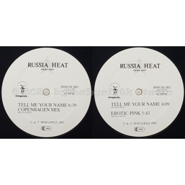 Russia Heat - Tell Me Your Name • 12" Vinyl Maxi • MINT - Labyrinth Music