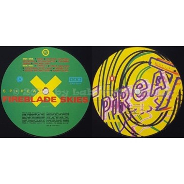 Spirea X - Fireblade Skies • 12" Vinyl LP • EX - Labyrinth Music