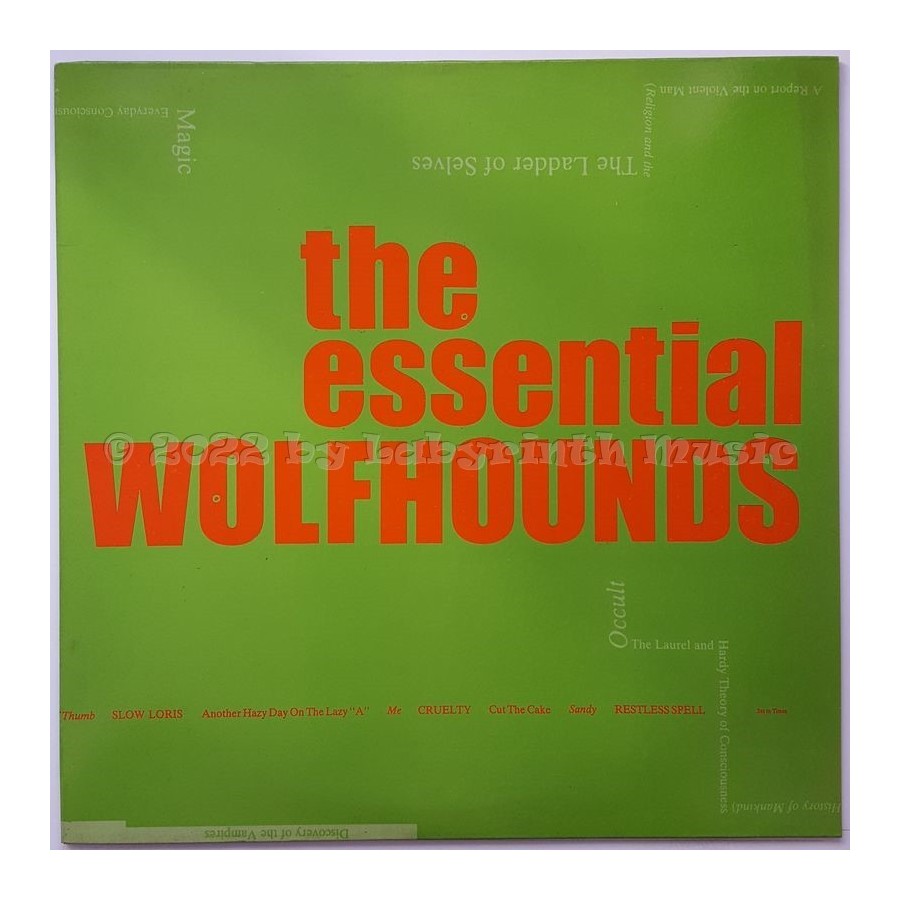 The Wolfhounds - The Essential Wolfhounds • 12" Vinyl LP • MINT - Labyrinth Music