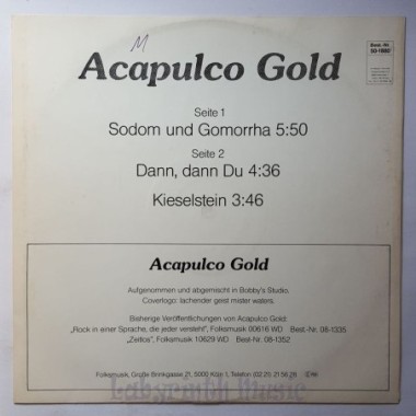 Acapulco Gold - Sodom Und Gomorrha • 12" Vinyl Maxi • EX - Labyrinth Music